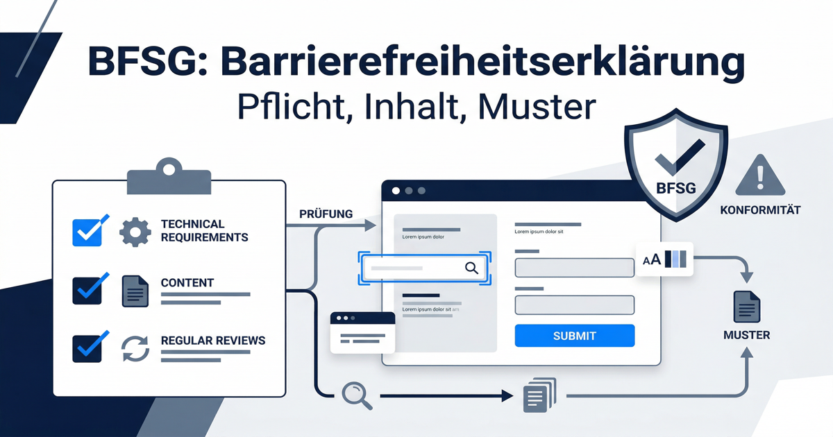 Illustration eines Dokuments mit Häkchen und Hinweisfeld