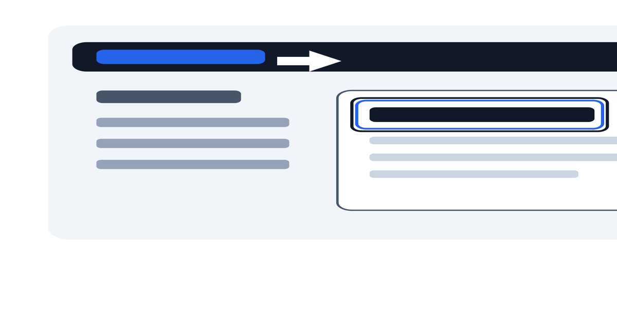 Schematische Darstellung einer Website mit Skip-Link, Hauptnavigation, Main-Landmark und sichtbarer Tastaturorientierung in seriösem B2B-Stil